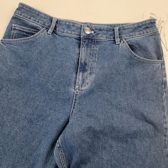 Staud Blue Denim Wide Leg Flare Jeans Women's Size 10 NWT Msrp $295 Painter Pant - Picture 3 of 14